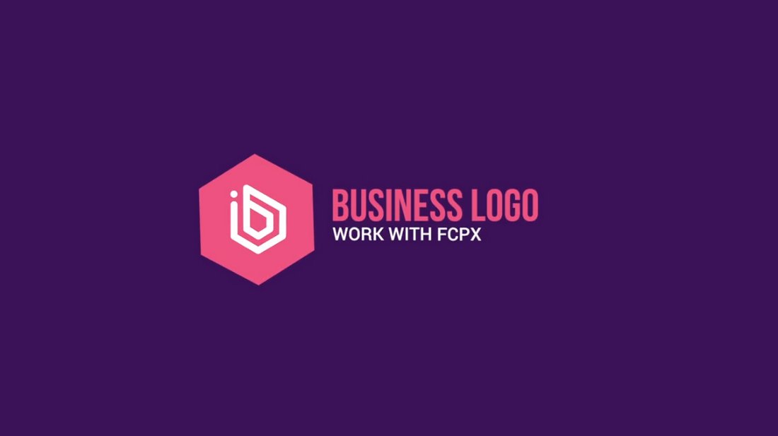 Free Shape Animation Business Logo Template FCPX