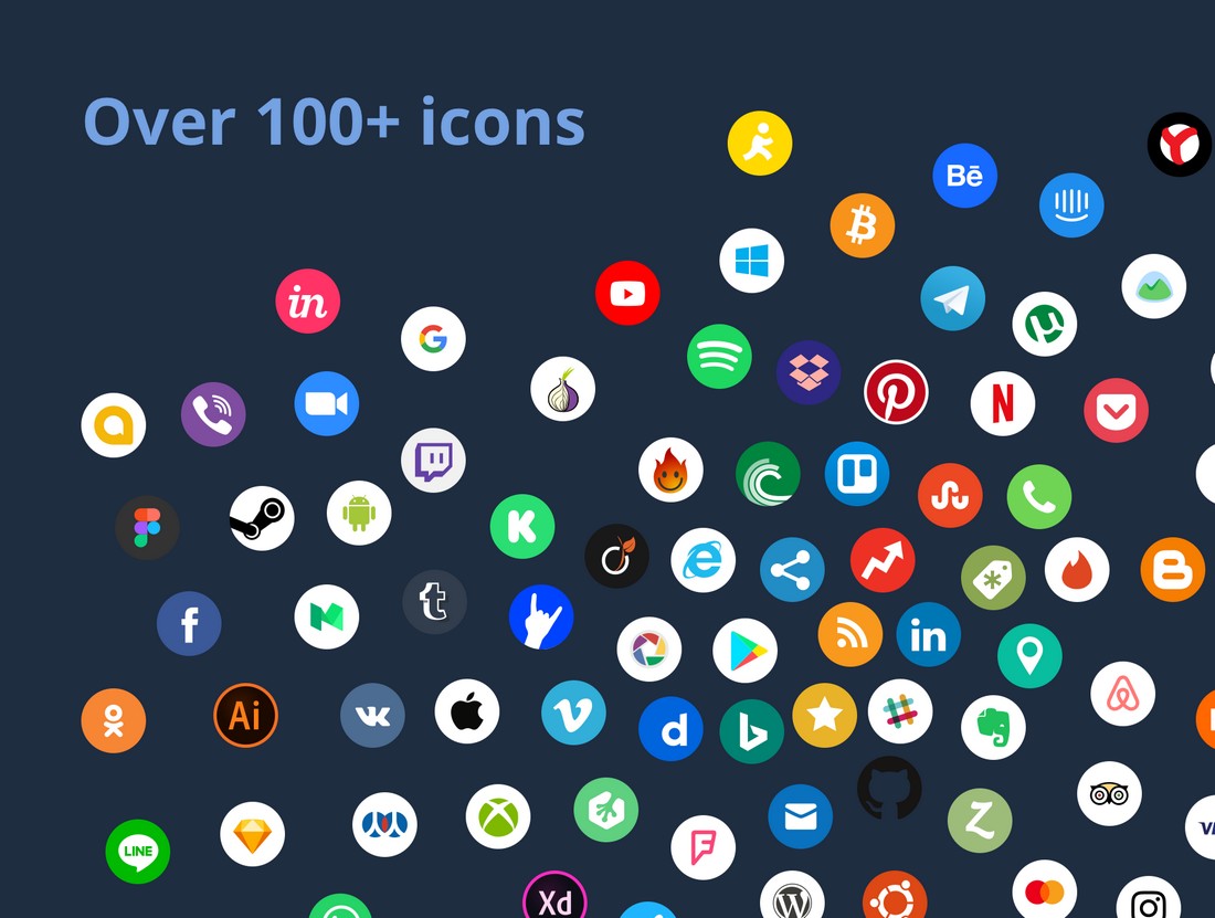 Free Social Media Icons Sketch Resources