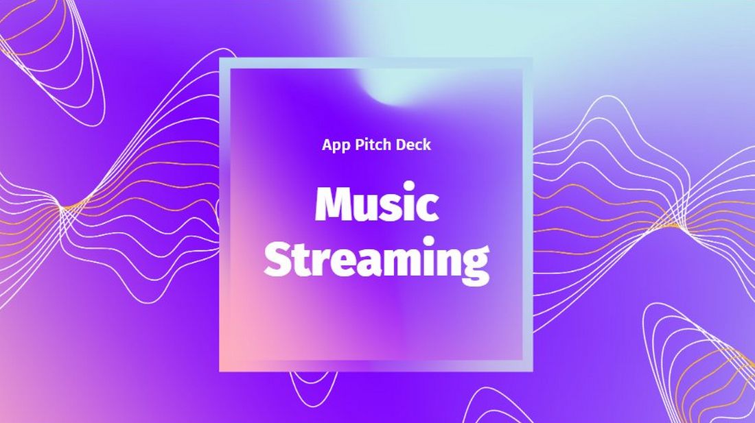 Free Streaming App PowerPoint Pitch Deck Template