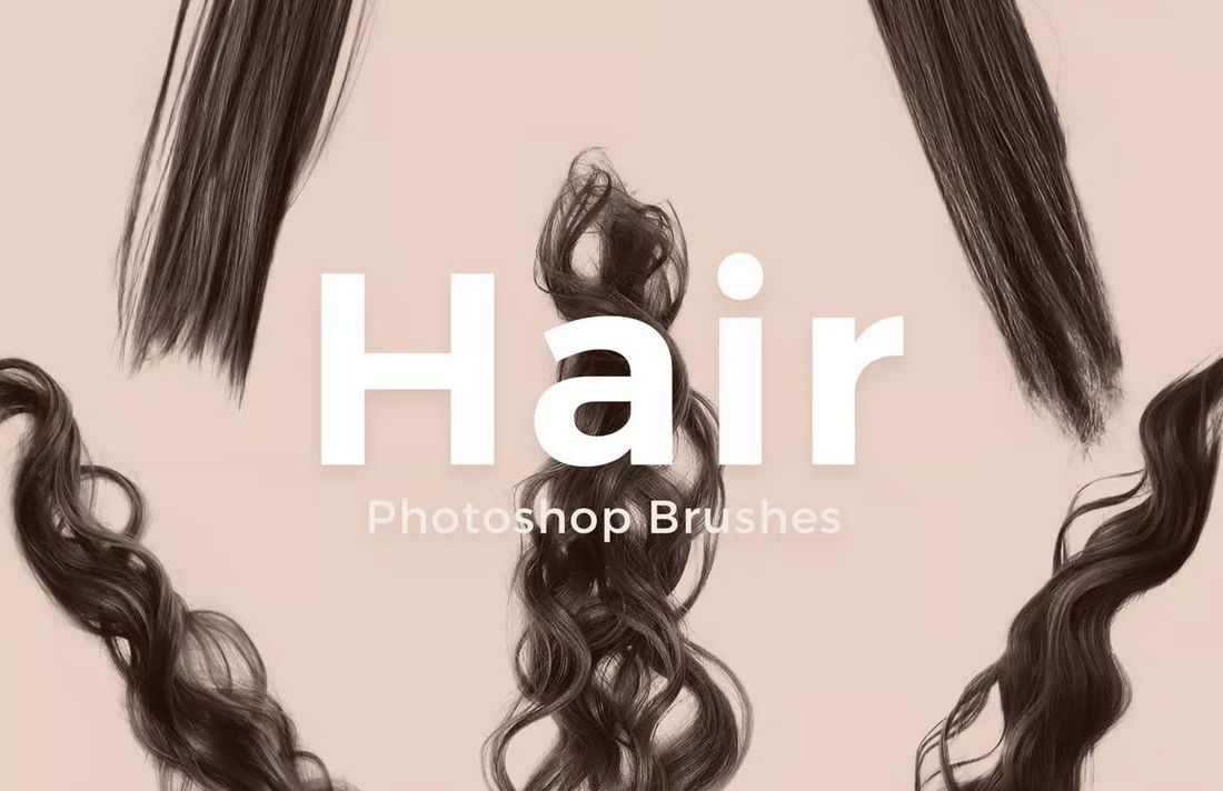 Free Stylish Photoshop Hair Brushes