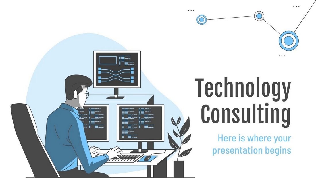 Free Technology Consulting PowerPoint Template