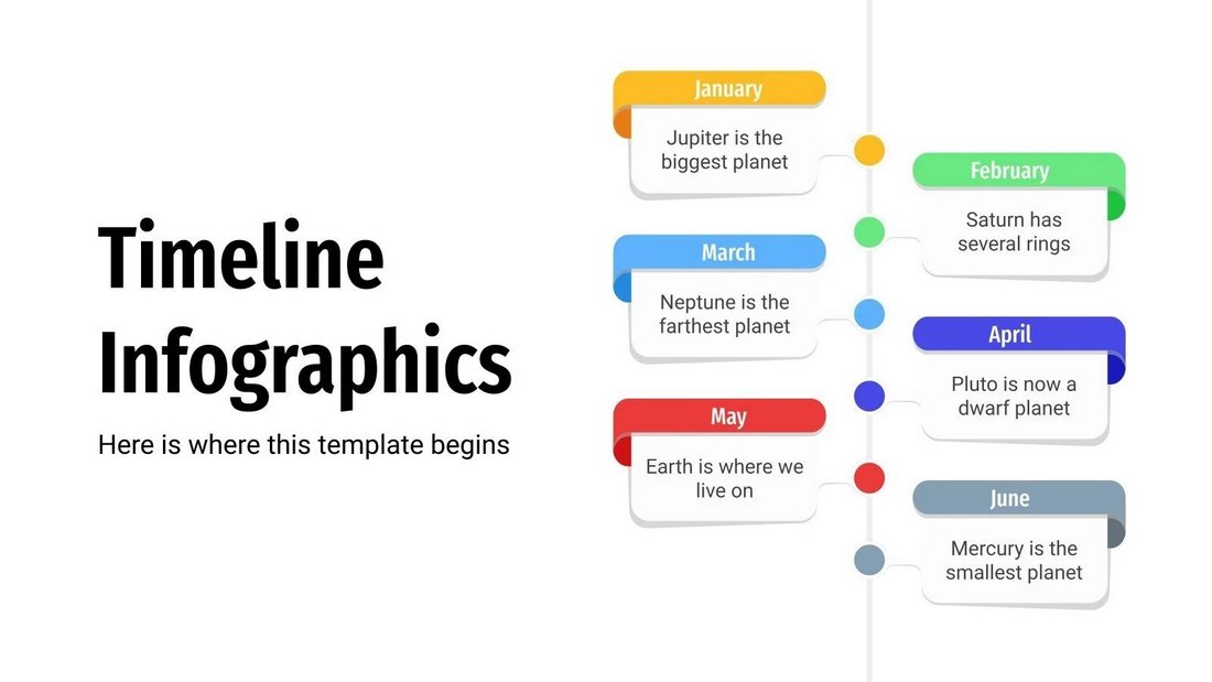 Free Timeline Infographics PowerPoint Template