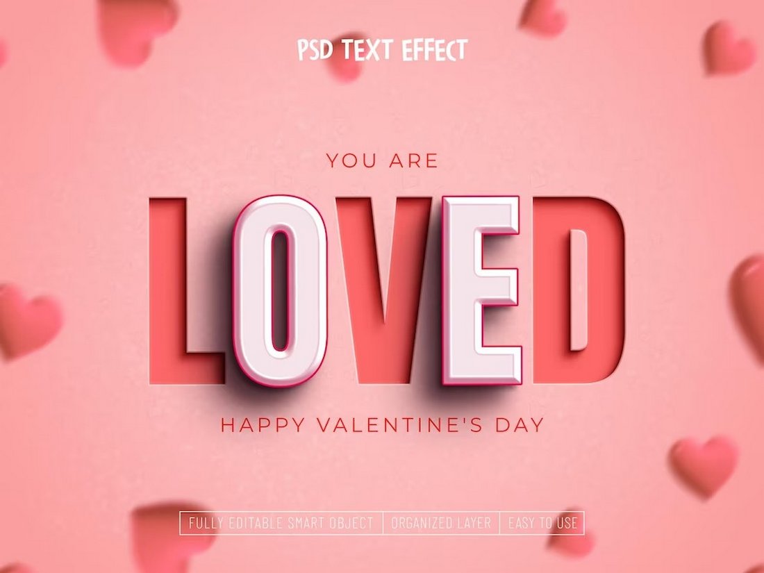 Free Valentine's Day Love Text Effect