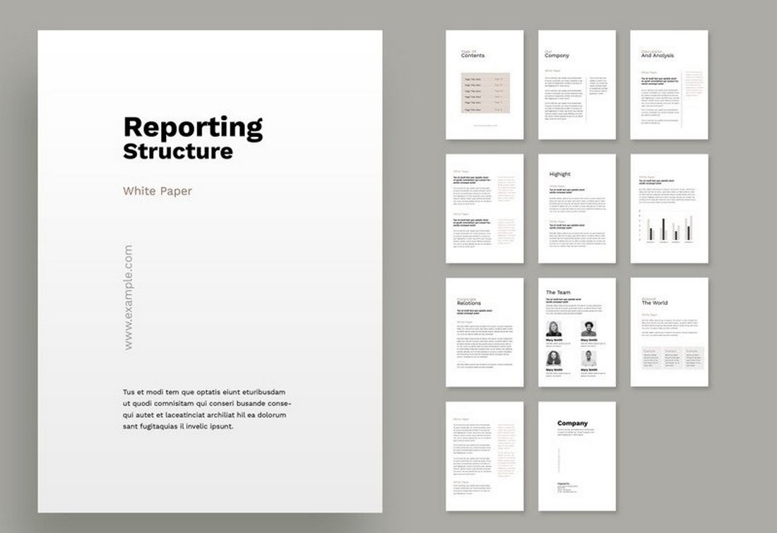 Free White Paper Report Template