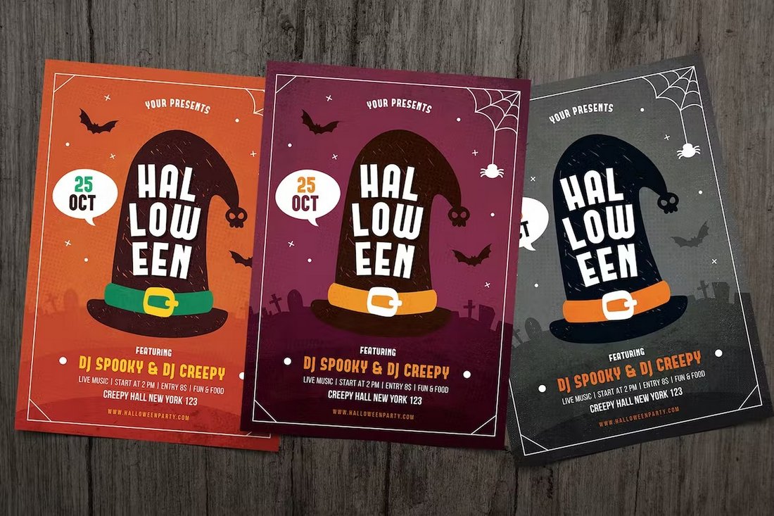 Fun Halloween Flyer Template PSD