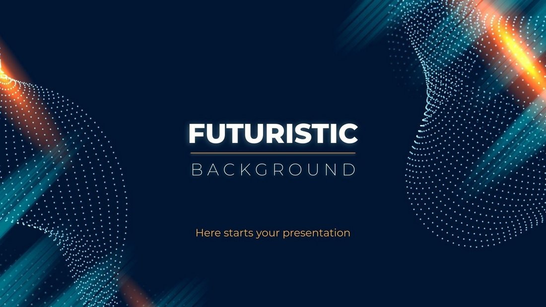 Futuristic Presentation Free Google Slides Template