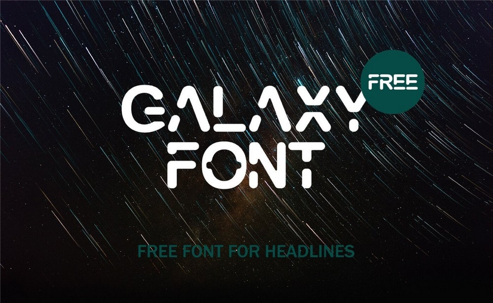 Galaxy - Free Futuristic Logo Font