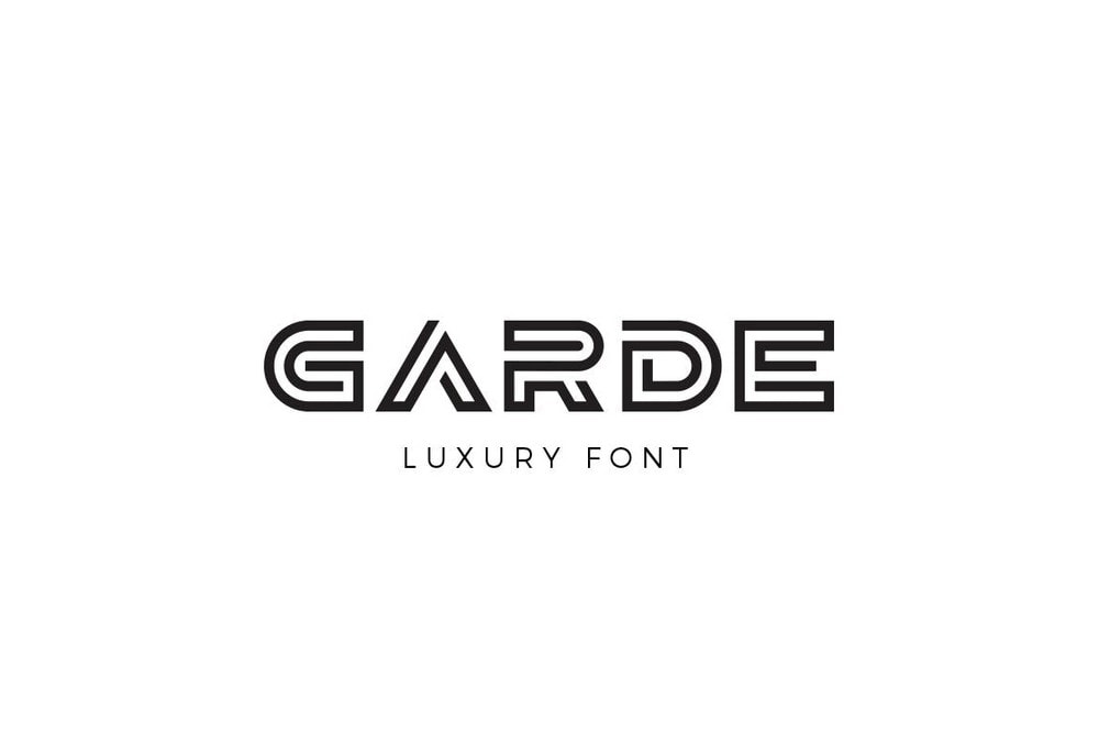 Garde - Luxury Brand Logo Font