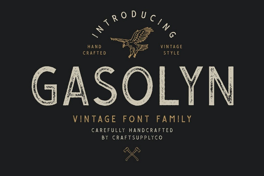 Gasolyn - Vintage Font Family