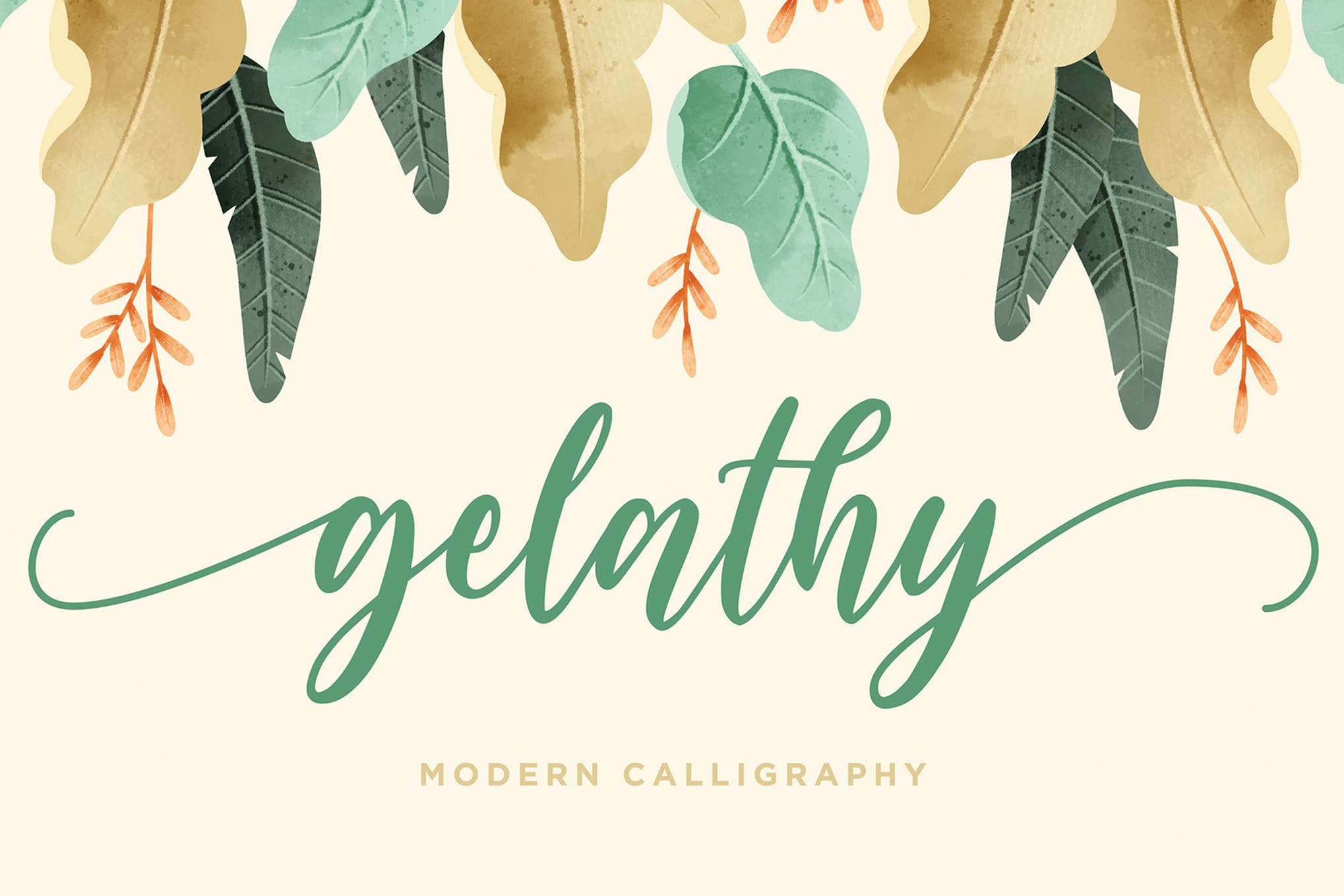 Gelathy - Modern Calligraphy Font