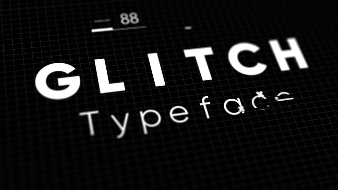 Glitch - Animated Typeface for Final Cut Pro