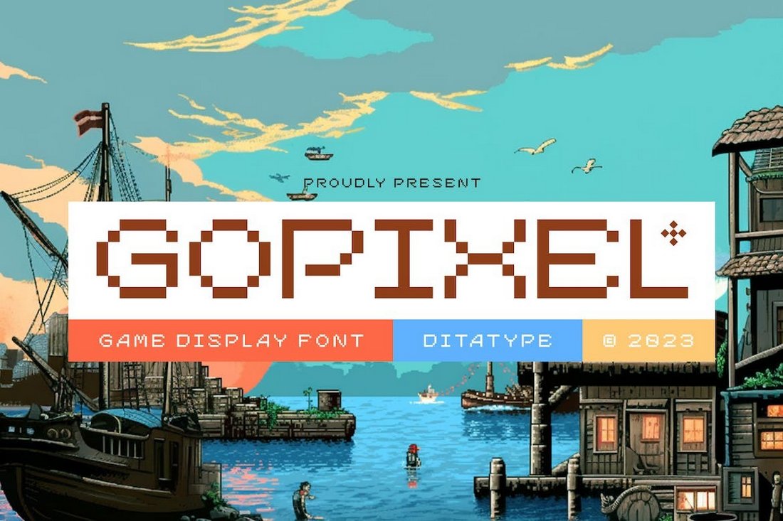 Go Pixel - Pixel Gaming Font