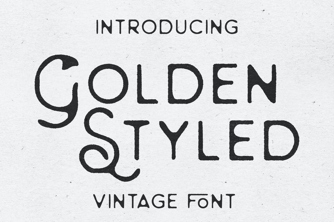 Golden Styled - Classic Vintage Font