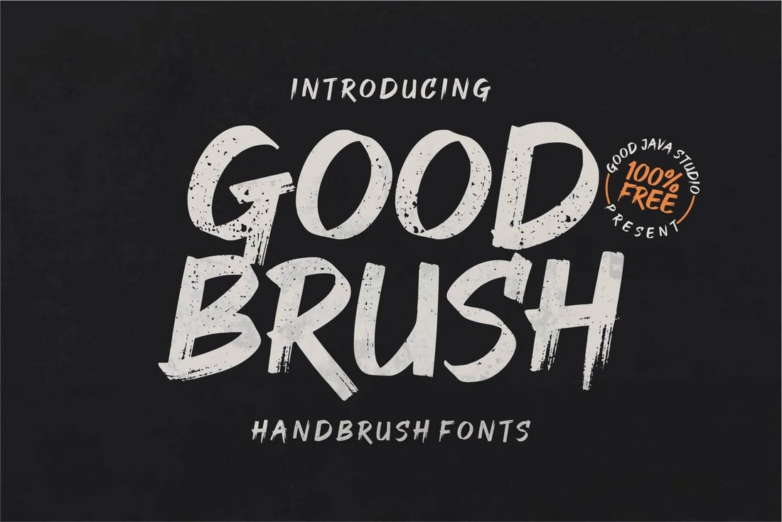 Good Brush - Free Authentic Brush Font