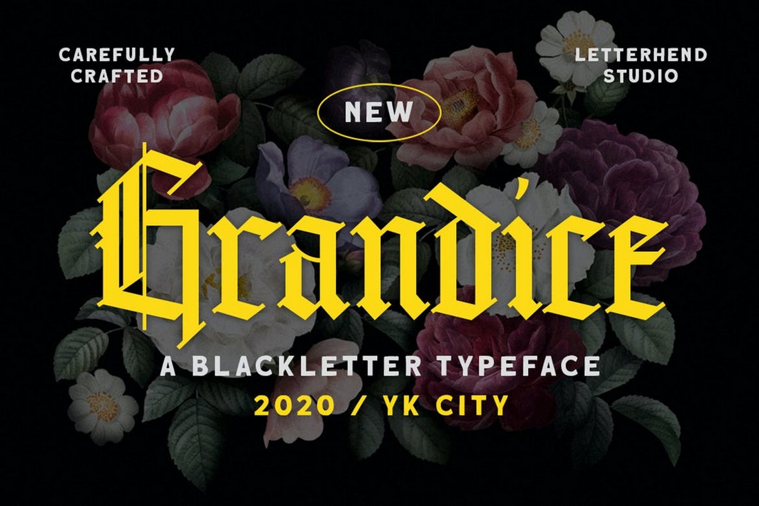 Grandice - Heavy Metal Font