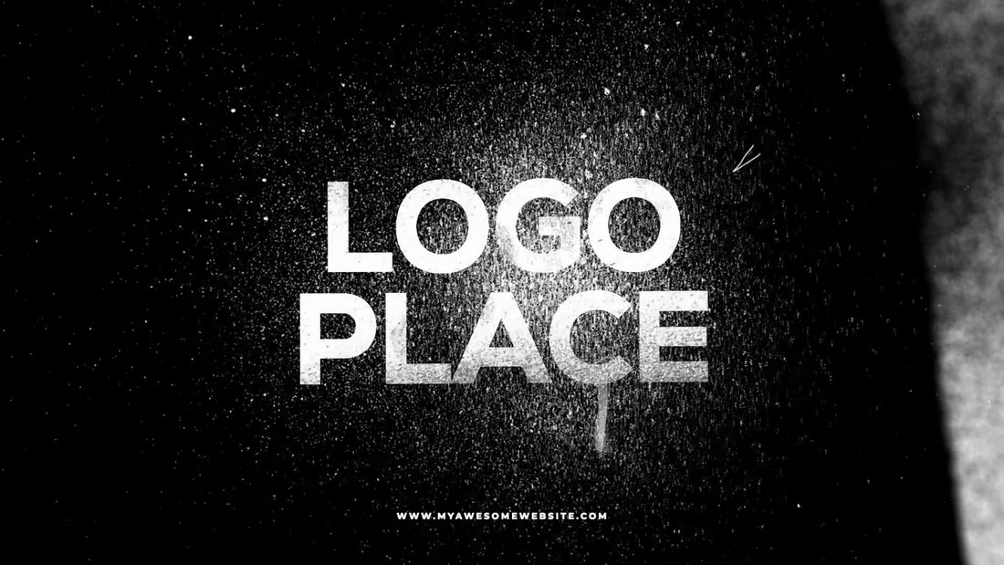 Grunge Logo Animation Template for Final Cut Pro