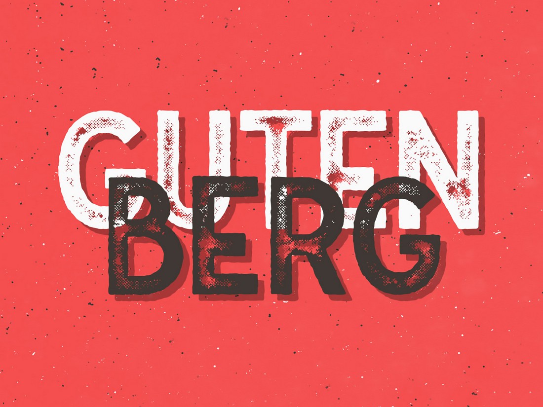 Gutenberg - Free Vintage Font Family