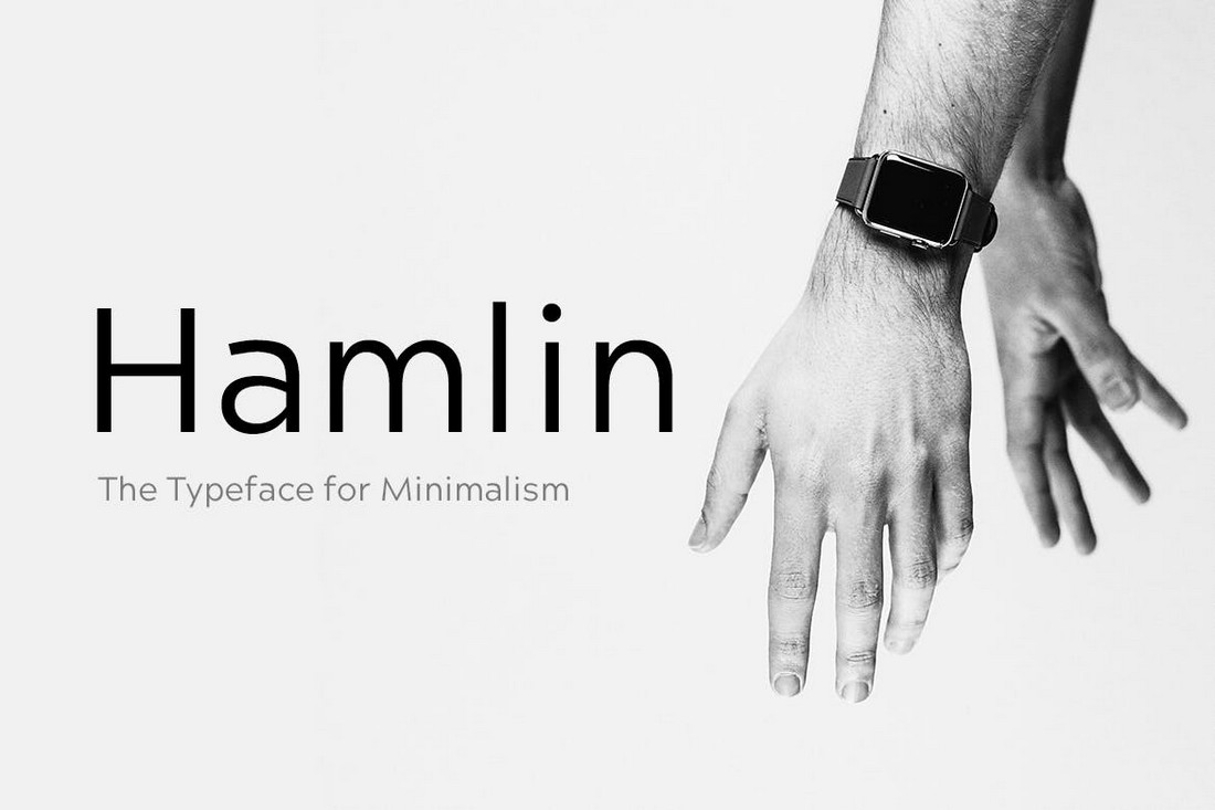 HAMLIN - Minimal Geometric Font