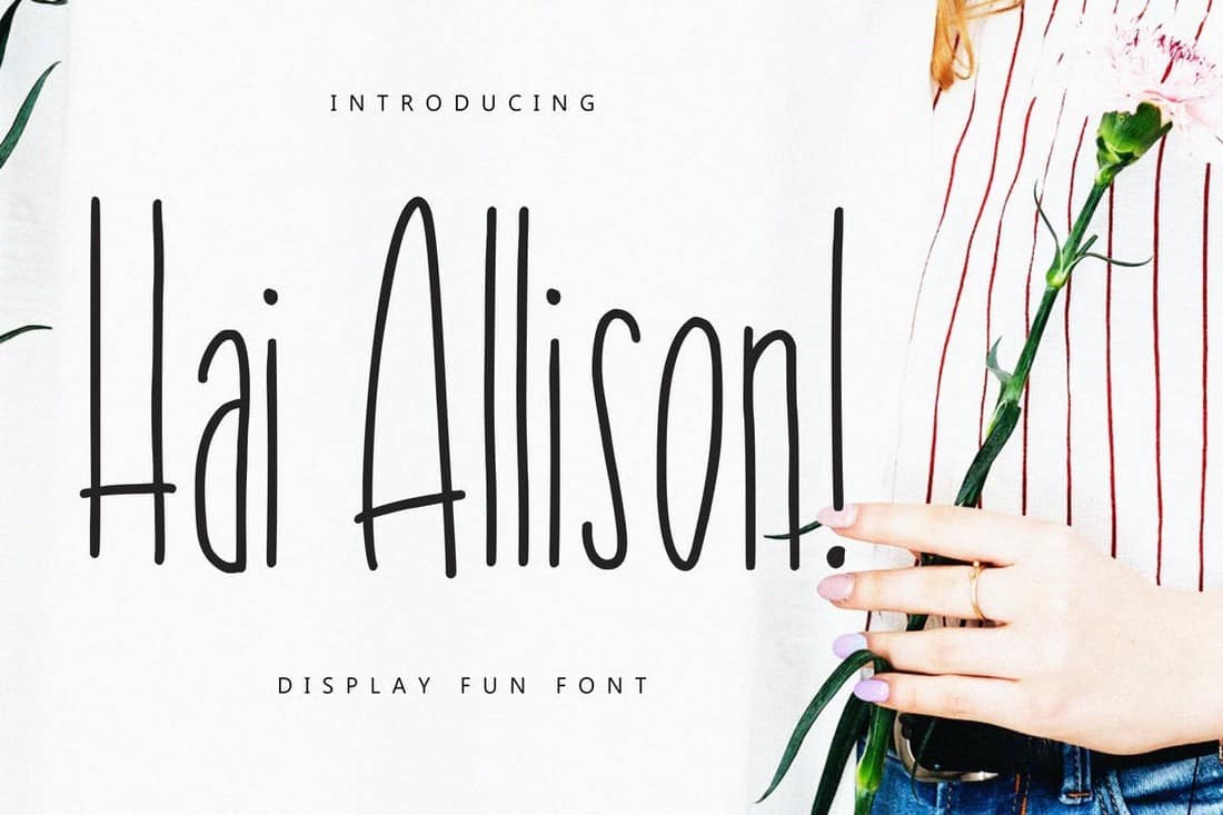 Hai Allison - Narrow Display Font