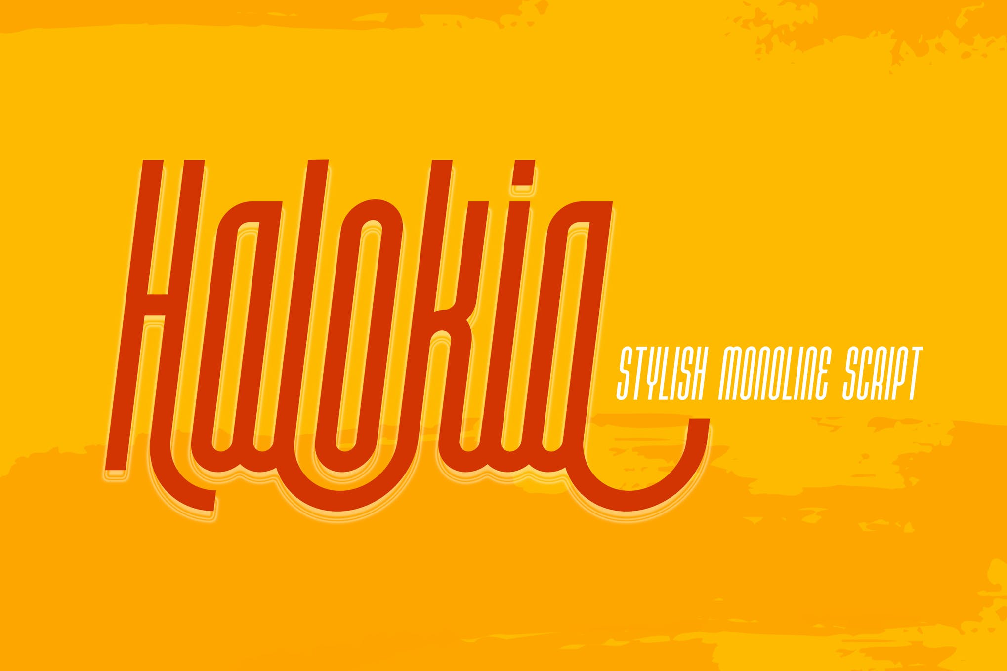 Halokia -condensed font