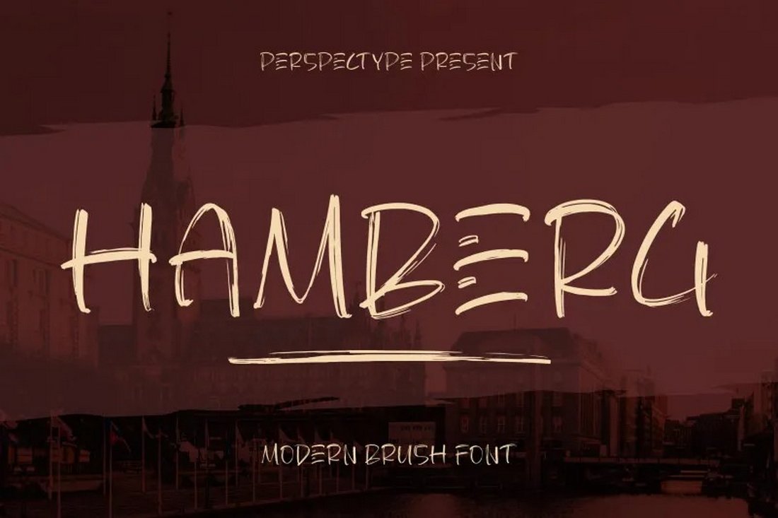 Hamberg - Free Brush Font