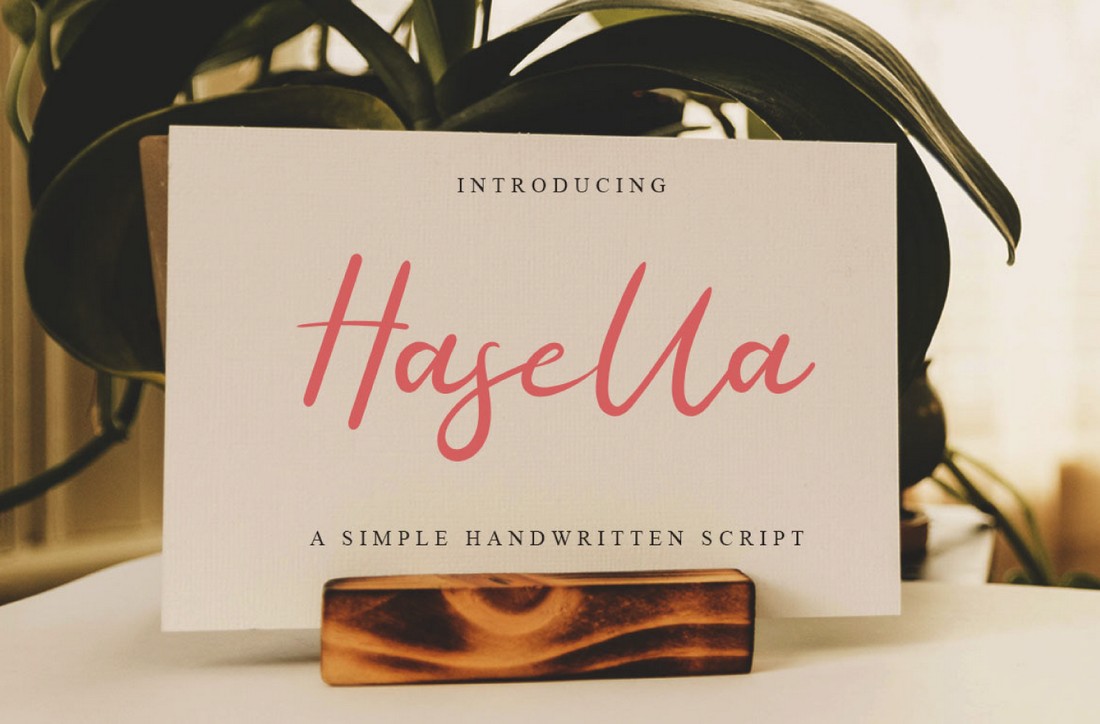 Hasella - Free Handlettering Script Font