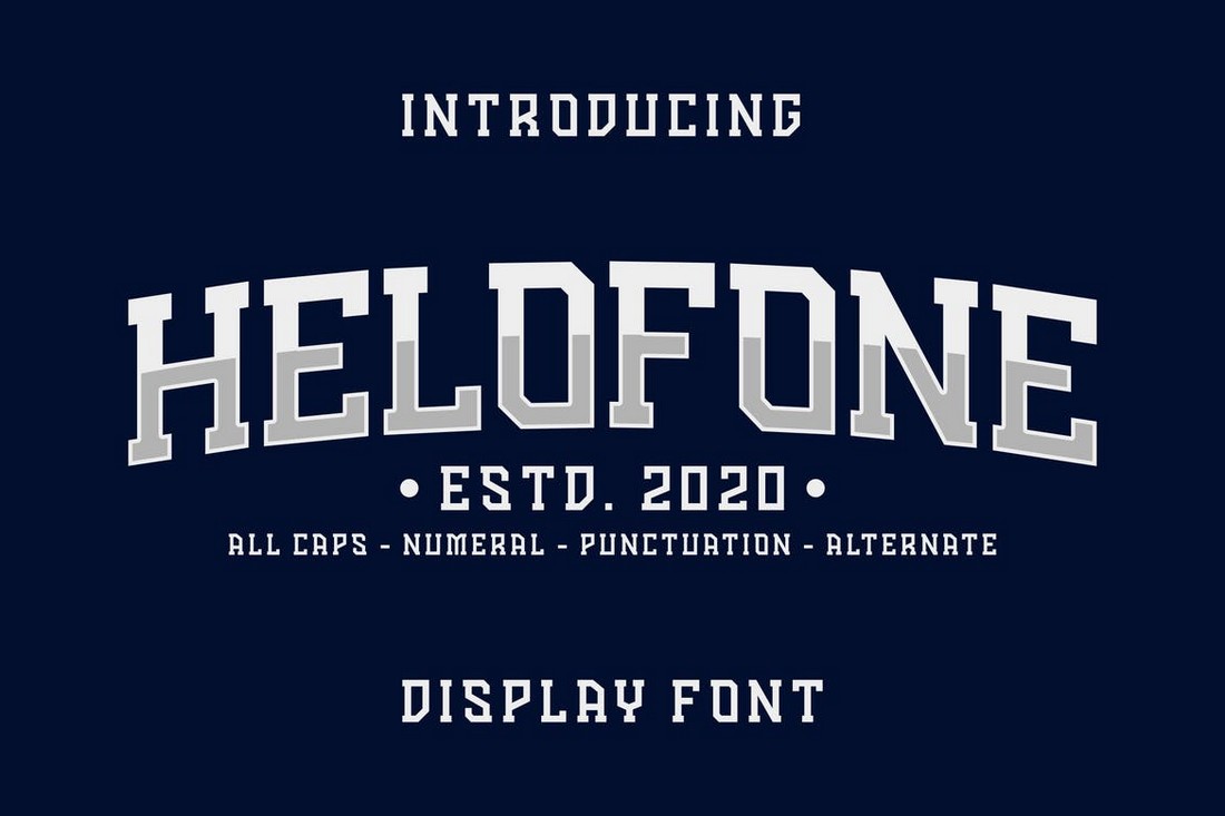 Helofone - Sport & Baseball Font