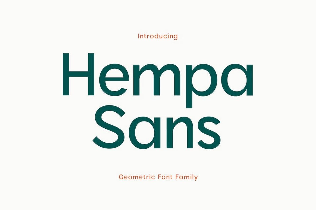 Hempa Sans Geometric Font for PowerPoint