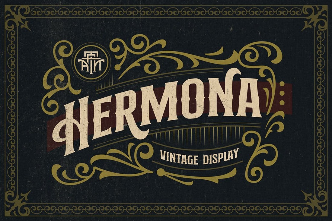 Hermona - Vintage Art Nouveau Font