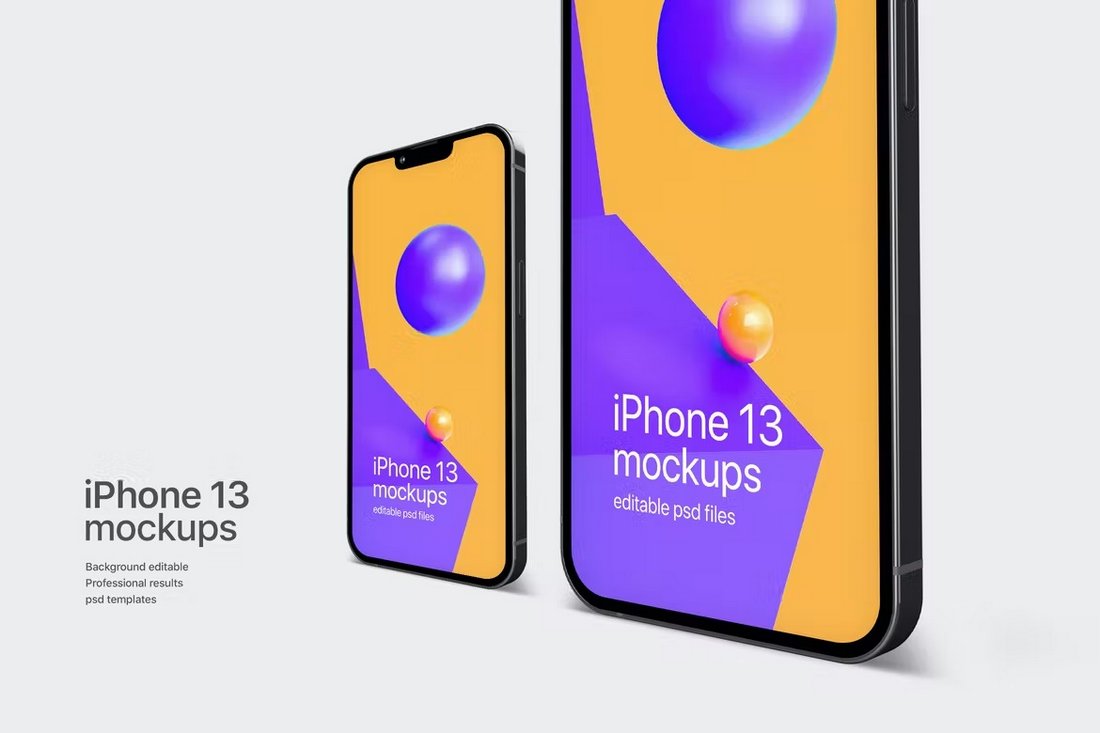 High Resolution iPhone 13 Mockups