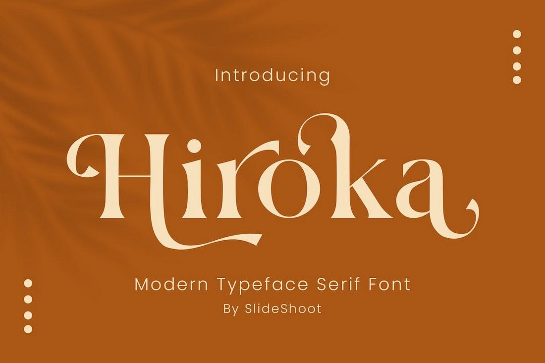 Hiroka - Modern Business Serif Font