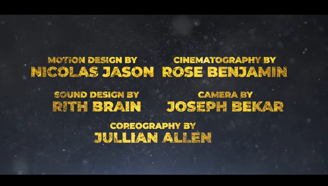 Hollywood End Credits Premiere Pro Template