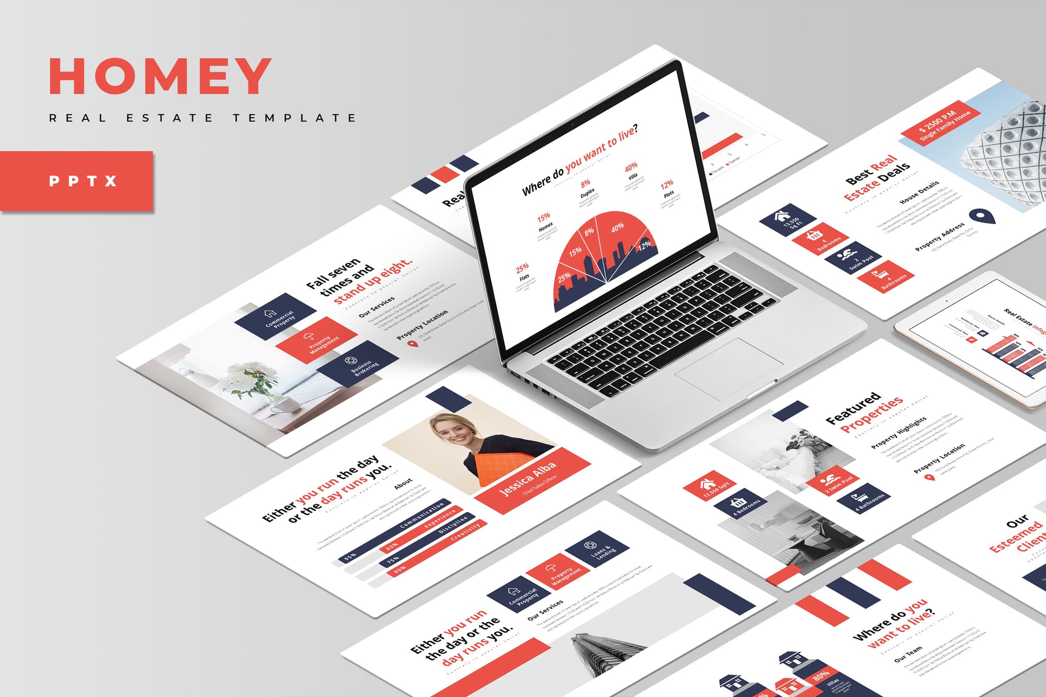 Homey - Real Estate PowerPoint Template