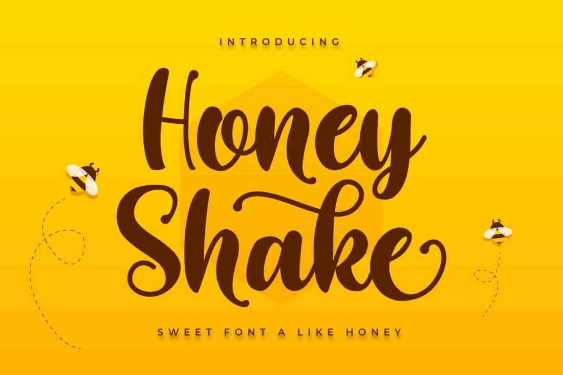 Honey Shake - Free Handwritten Cricut Font