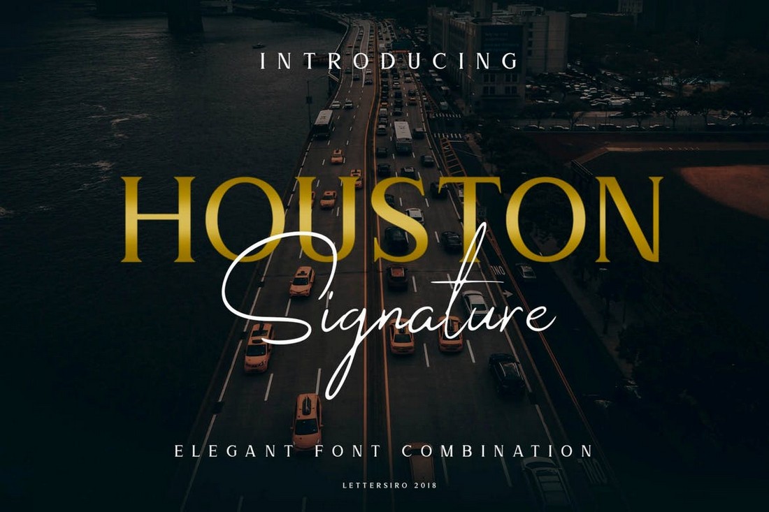 Houston Business Font Duo