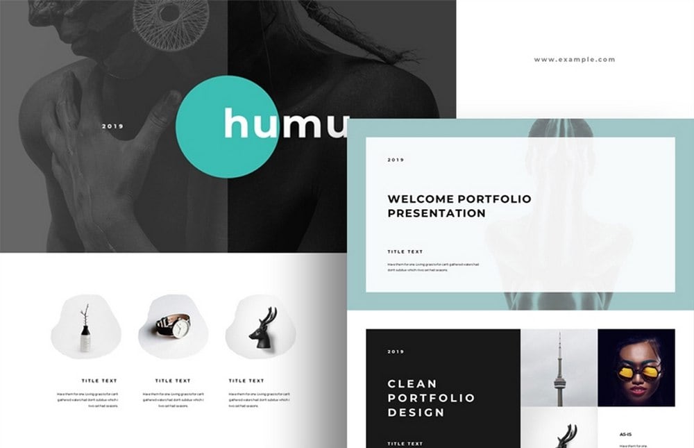 Humu - Free Minimal Keynote Template