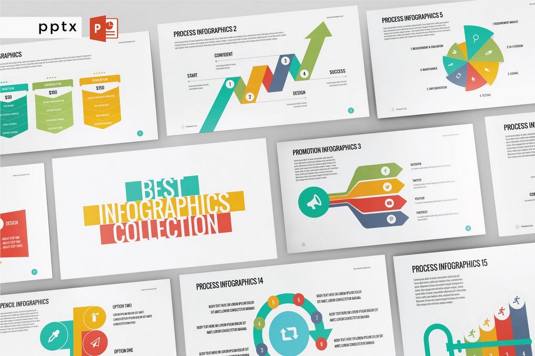 INFOGRAPHIC - Template Powerpoint Multiguna