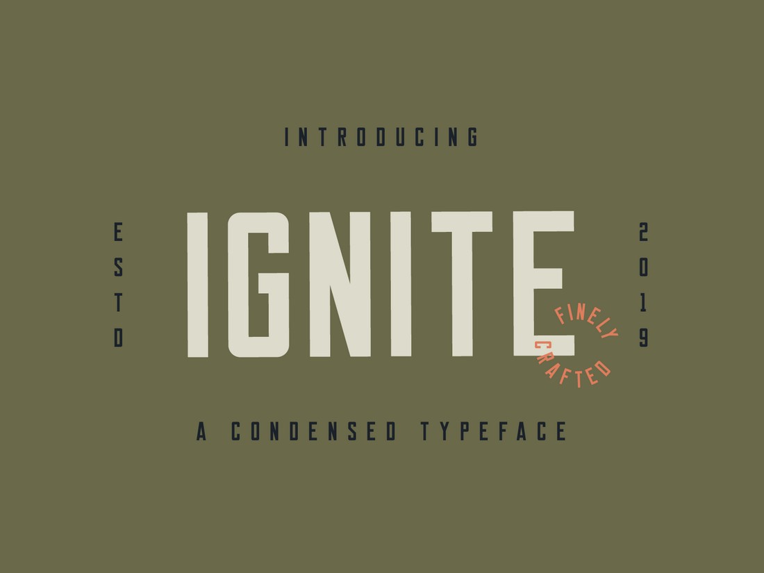 Ignite - Free Vintage Font