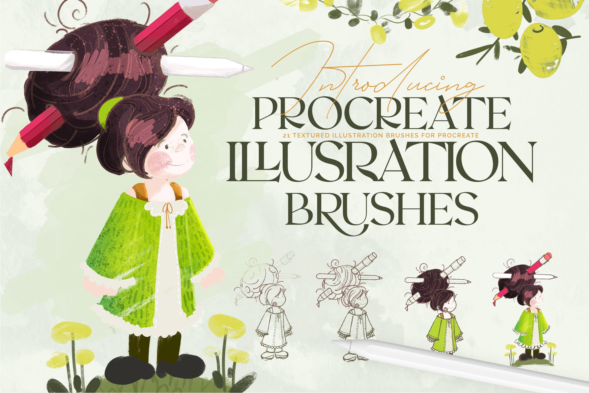 Illustration Brushes- Procreate Brushes