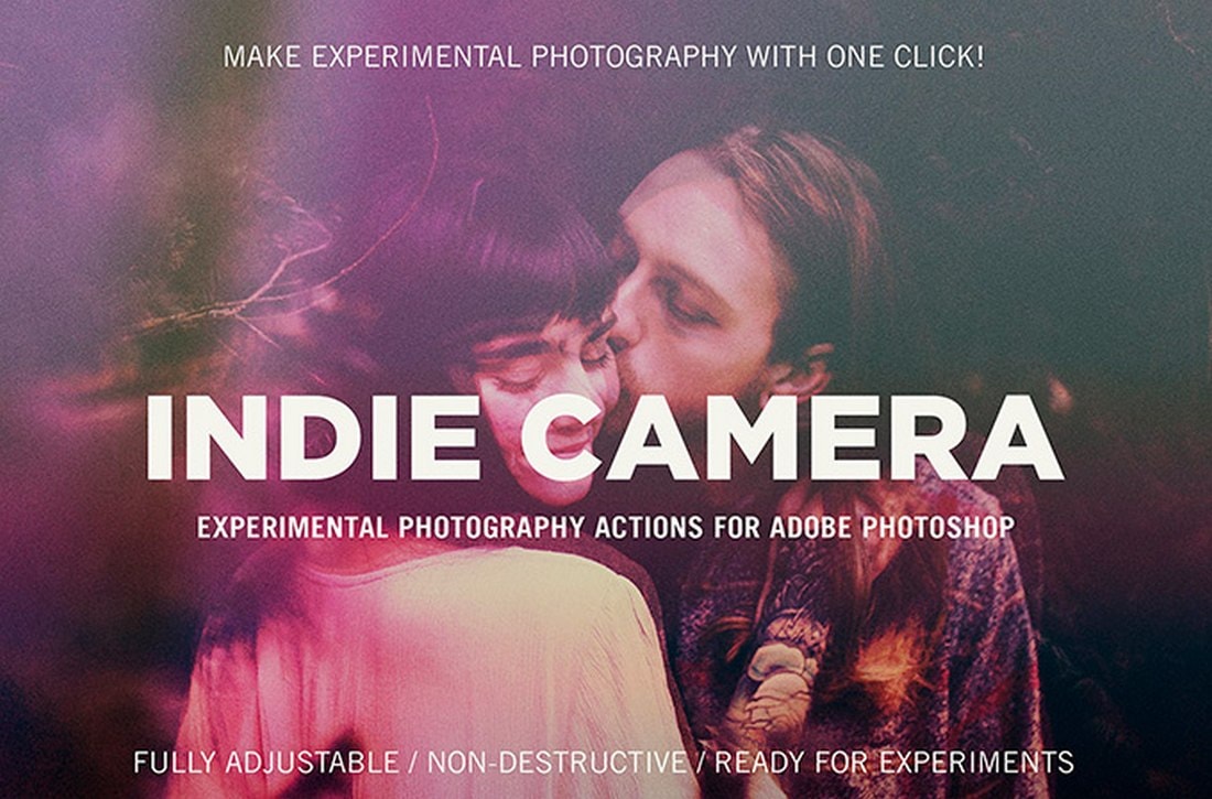 Caméra indie - Actions Photoshop gratuites