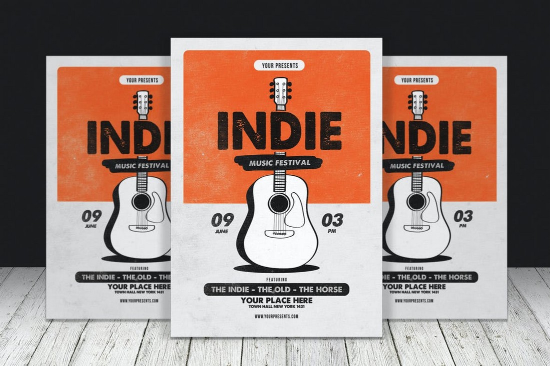 Indie Music Festival Flyer Template