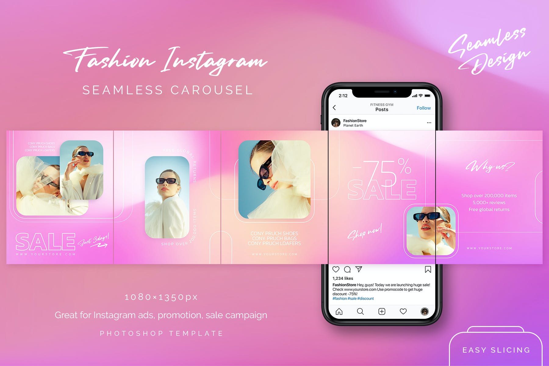 Instagram Carousel Template