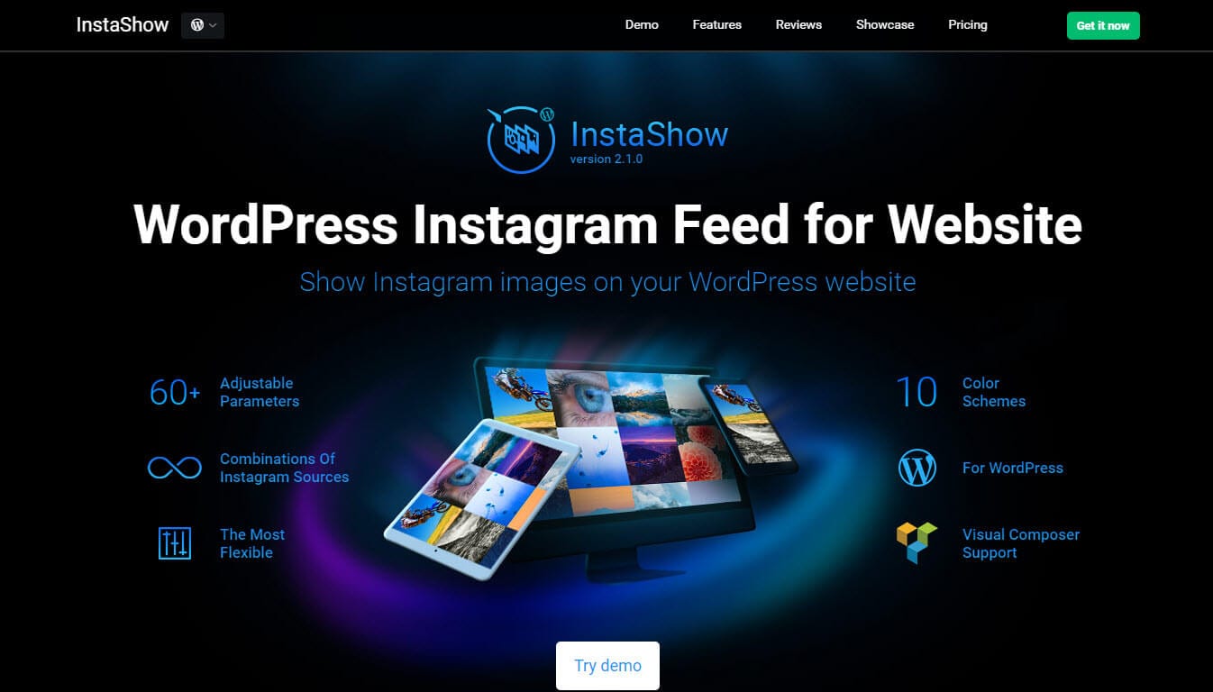 Show features. Insta show.