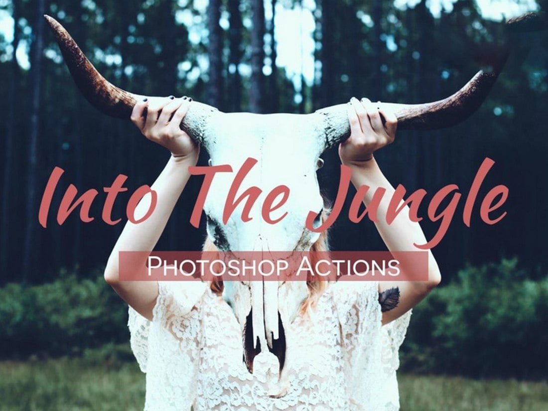 Into The Jungle - Free Photoshop Actions