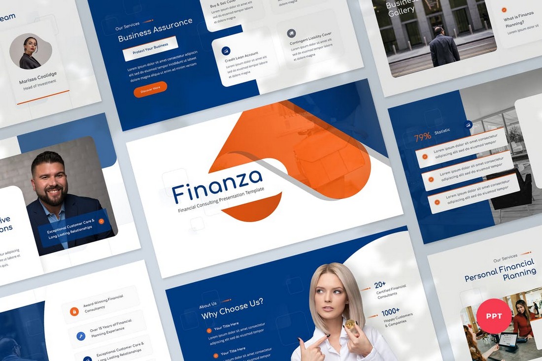 Investment & Finance Consultant Powerpoint Template