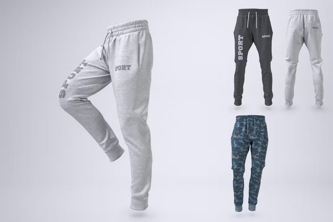 Joggers Pants & Sweatpants Mockups