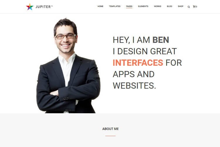 Jupiter WordPress Theme Review About