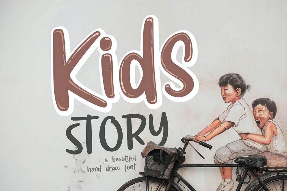 KIDS STORY - Creative Child Font