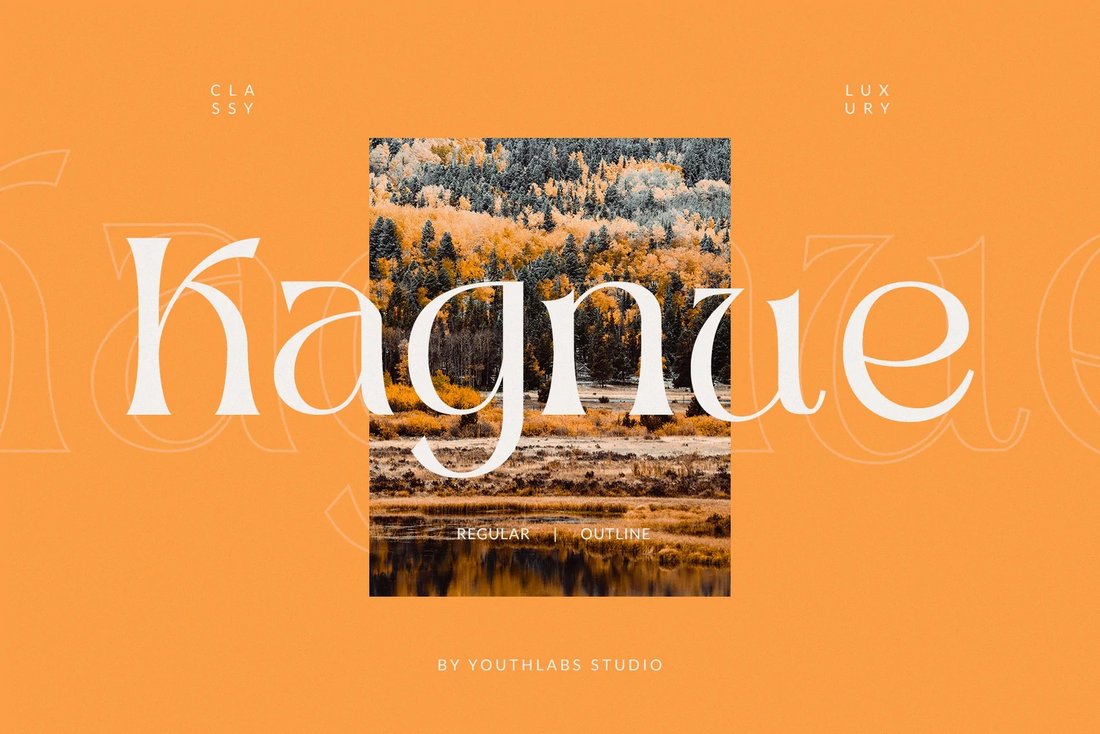 Kagnue - Free Modern Classy Serif Font