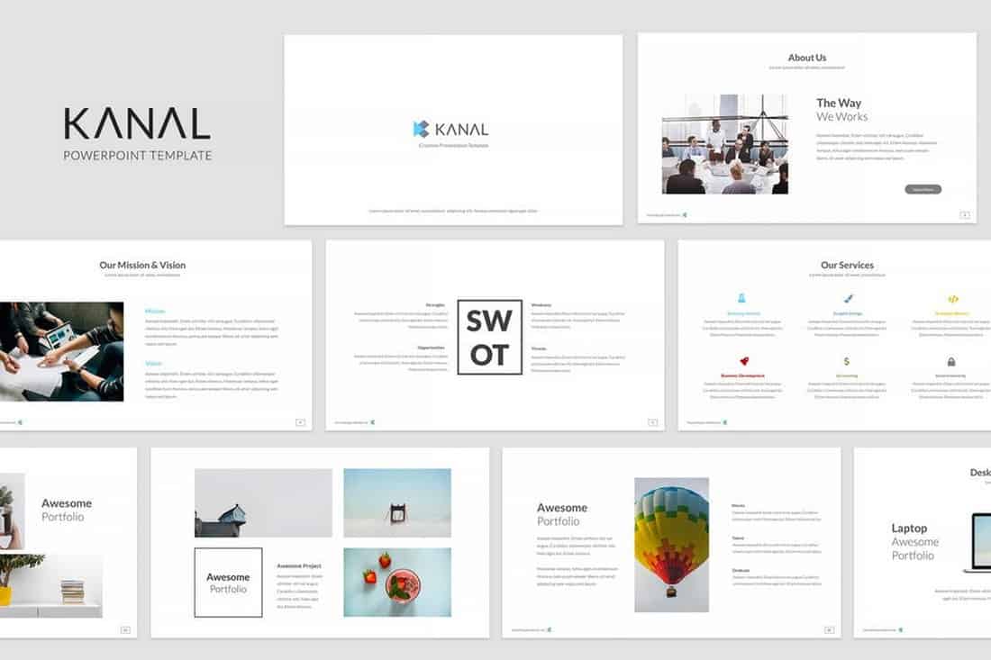 Kanal - Simple Powerpoint Template